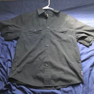 Black button shirt